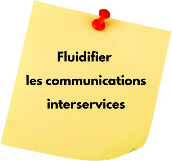 Fluidifier les communications interservices